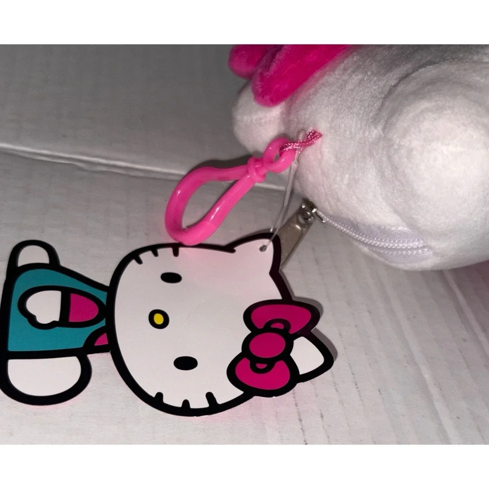 Hello Kitty By Sanrio Hello Kitty Dress Clip-On Plush NWT Car Clip Backpack Pink